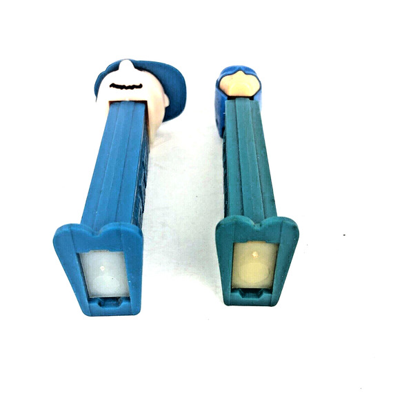 Pez Dispensers Charlie Brown And Batman Collectible Vintage Feet 1980s‎ Blue - Picture 5 of 9